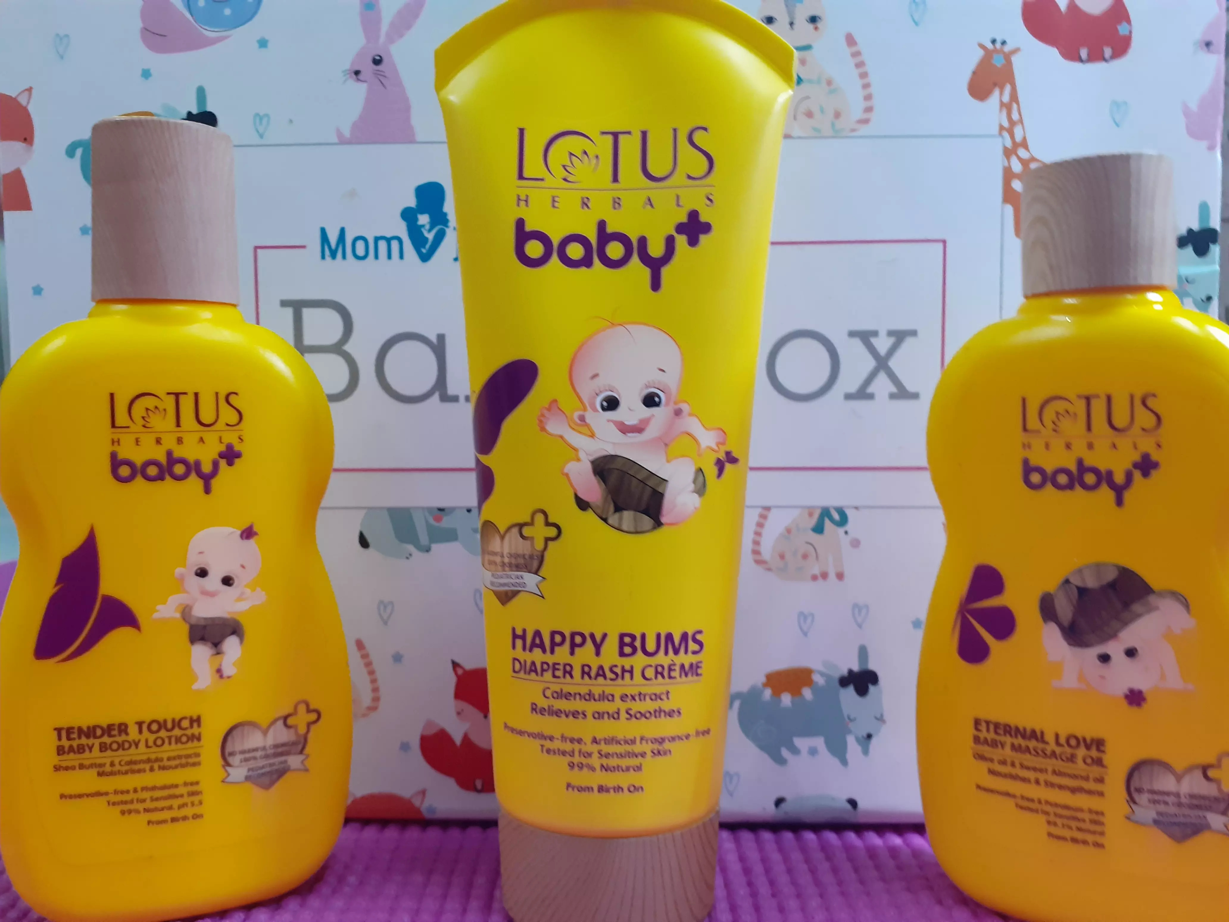 lotus baby lotion