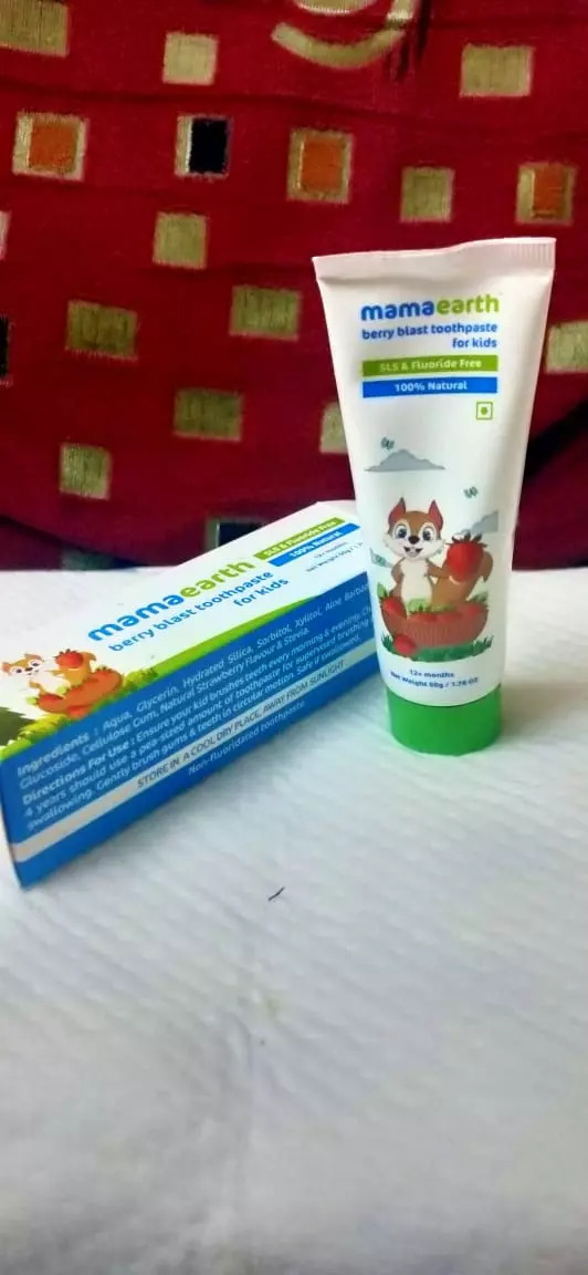 Mamaearth Berry Blast Toothpaste For Kids Reviews, Ingredients, Benefits How to use It?