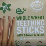 Early Foods Organic Whole Wheat Ajwain Jaggery Teething Sticks-Healthy Teething Sticks-By vaishali_1112