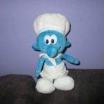 Smurfs Soft Toy Cook Smurf-Cute chef smurf-By asha27