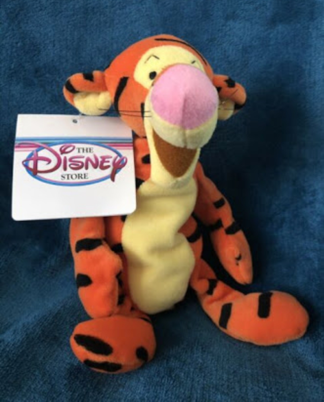Tigger Plush Toy 18" Sitting Disney Winnie The Pooh Fluffy Orange Fur Lovey Soft for sale online 