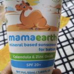 Mamaearth Mineral Based Sunscreen for Babies-Certified product-By reenusunder