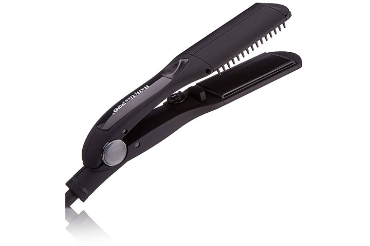 BaBylissPRO Porcelain Ceramic Straightening Iron (with comb teeth)