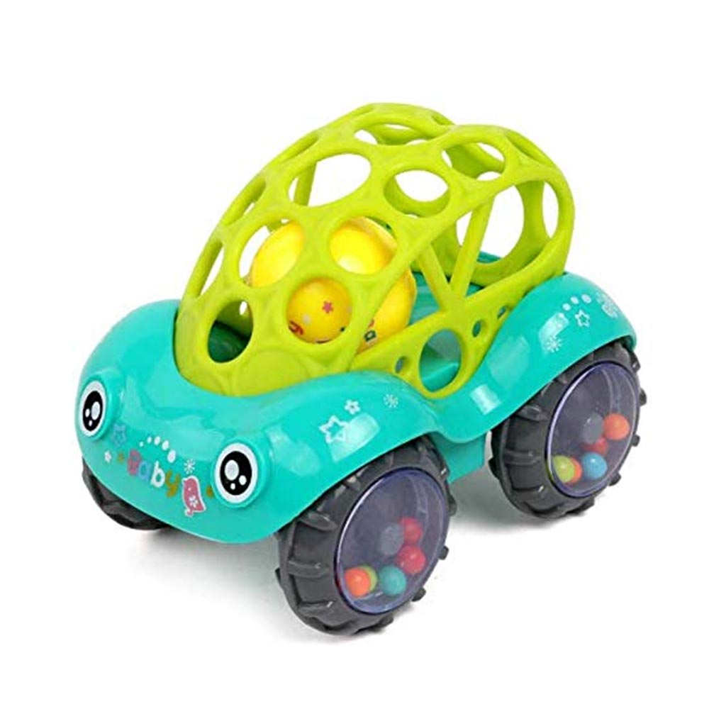 BabyGo Rattle Cum Teether Toy Car for Babies Infants