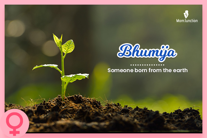 Bhumija is another name of Goddess Sita