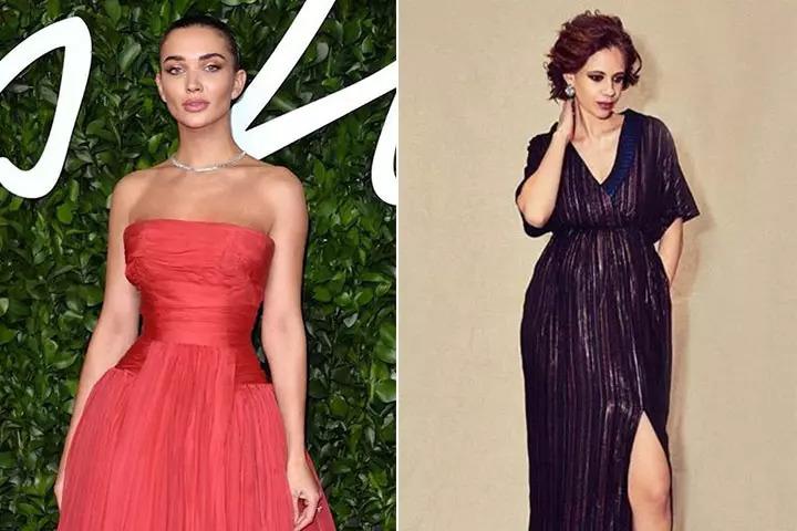 From Sameera Reddy To Amy Jackson, Celebrities Who Flaunted Baby Bumps Acing Maternity Fashion