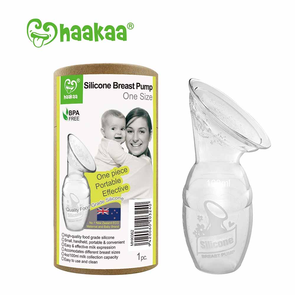 NEW 2019 Haakaa Silicone Breastfeeding Manual Breast Milk Pump Baby Feeding IN 
