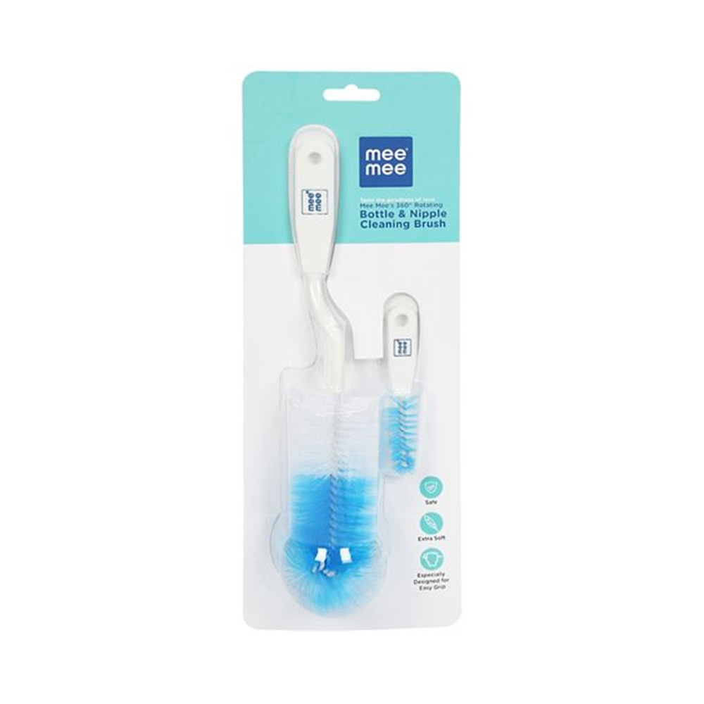 Mee Mee Fully Rotating Baby Bottle Cleaning Brush