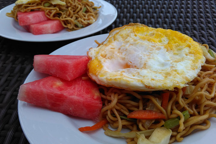 Noodles With Watermelon On The Side