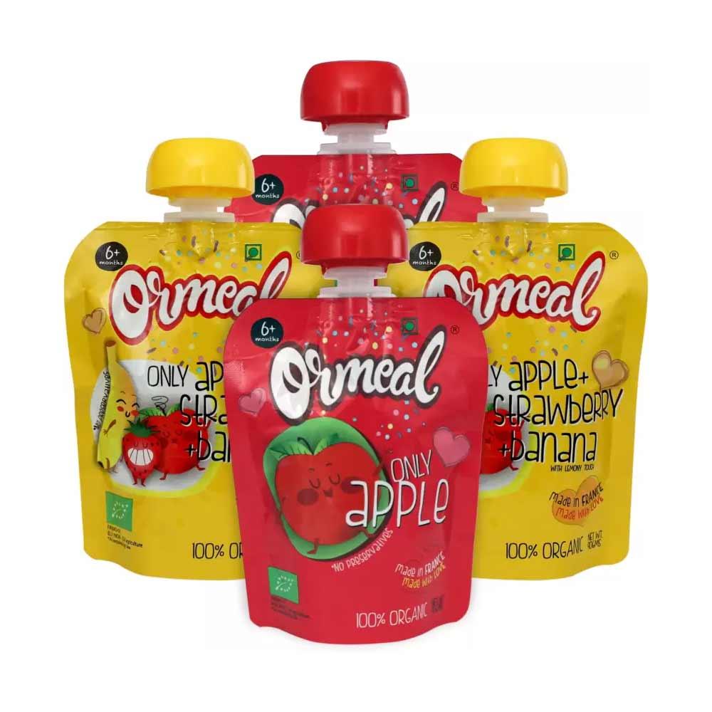 Happa Organic Apple & Banana Fruit Puree Baby Food Reviews, Features, How to use, Price