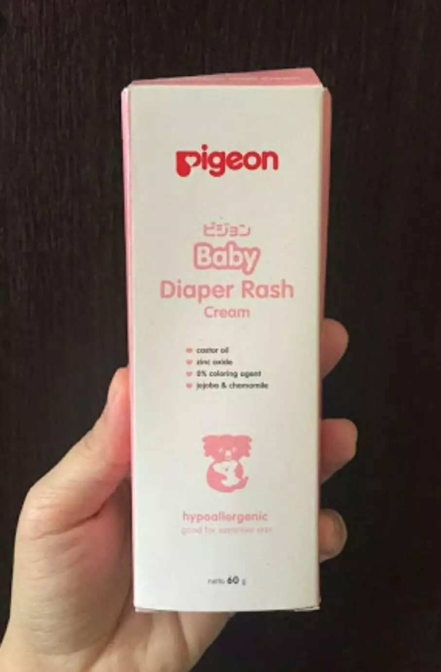Pigeon Baby Diaper Rash Cream/Krim Ruam Popok Bayi 60gr mail