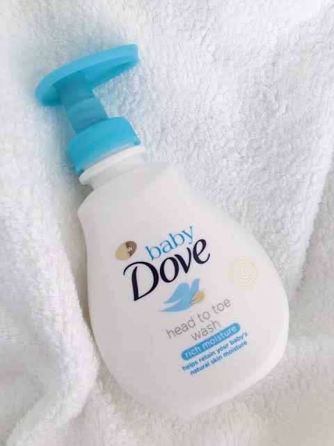 baby dove hair to toe wash
