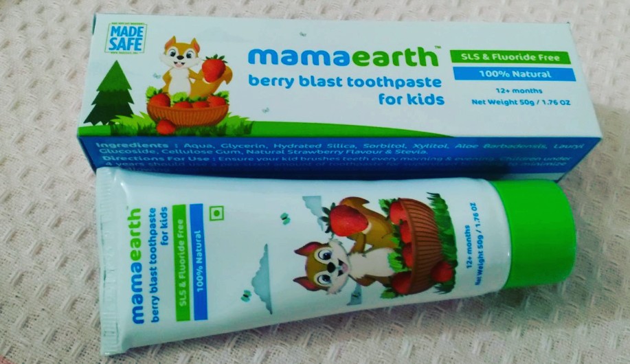 mamaearth berry blast toothpaste