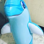 Intex Punching Bop Bag Dinosaur Shape With Hand Pump-3D dolphin punching bag-By vanajamk
