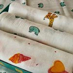 Mom's Home Organic Cotton Muslin Swaddle Cum Bath Towel Printed Pack-Cotton muslin-By kalyanilkesavan