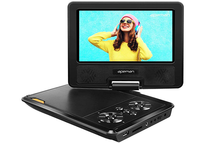APEMAN 7.5'' Portable DVD Player For Kids