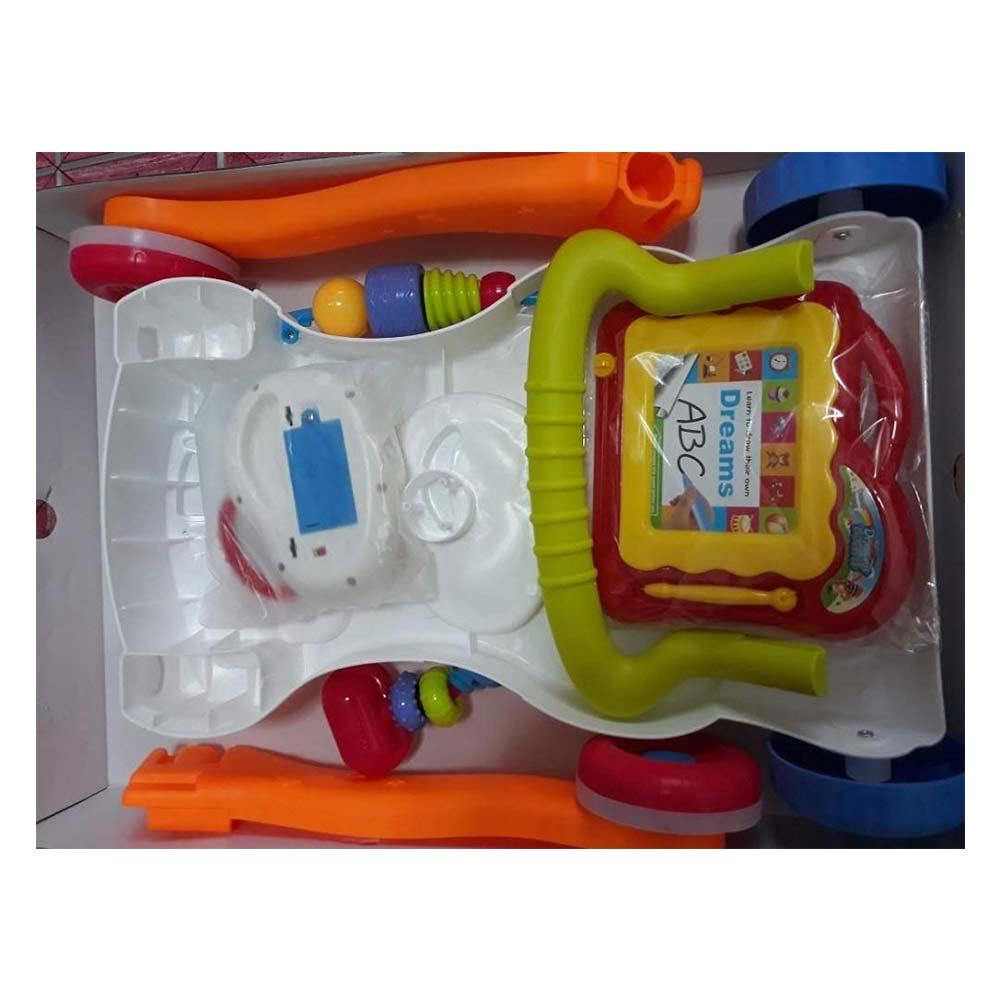 AdiChai 4 in 1 Baby SittoStand Musical Walker with Music