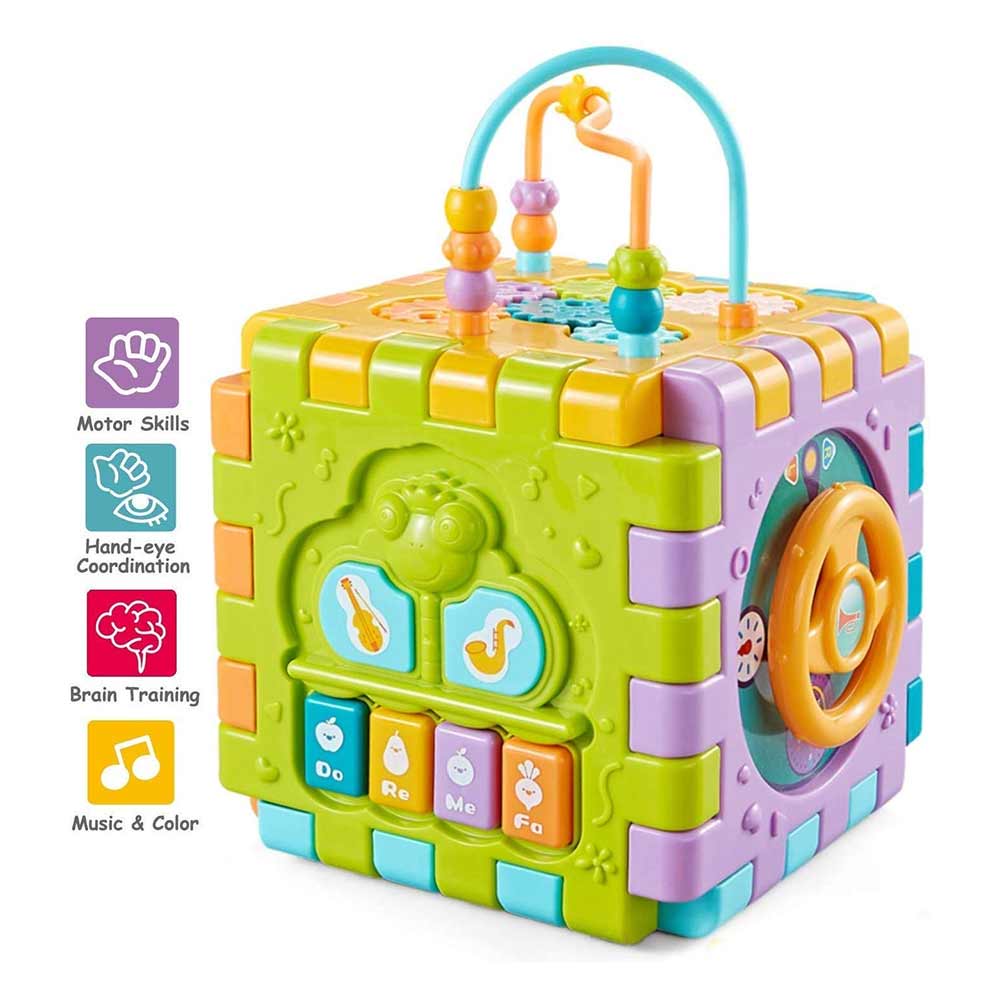 Brand Conquer Cube for Toddlers Baby Educational Musical Toy for Kids