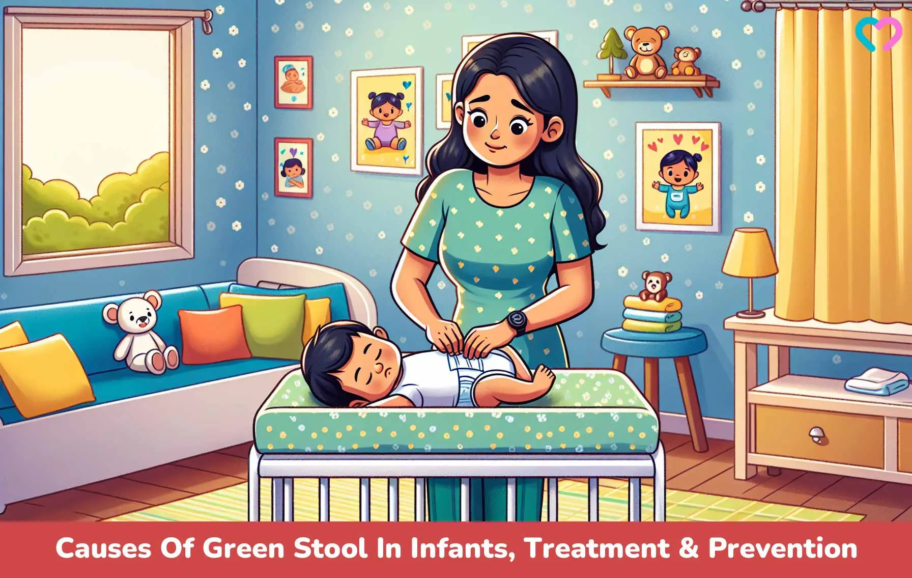 Causes Of Green Stool In Infants, Treatment & Prevention_illustration