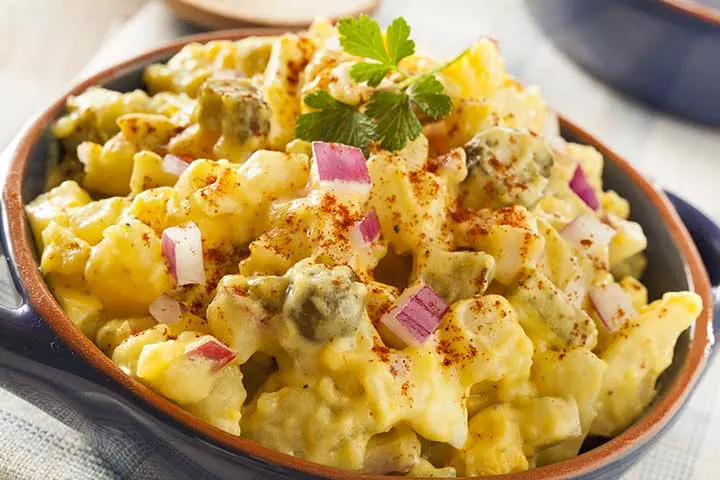 Classic potato salad recipe for kids