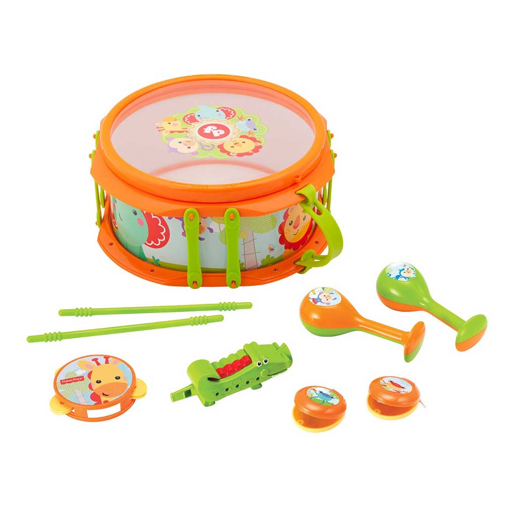 Fisher Price Music Musical Band Drumset Music Set