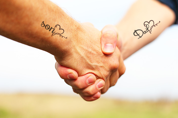 60+ Tattoo Baby Human Arm Father Stock Photos, Pictures & Royalty-Free  Images - iStock
