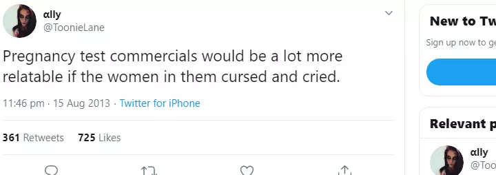 Honest Pregnancy Test Commercials