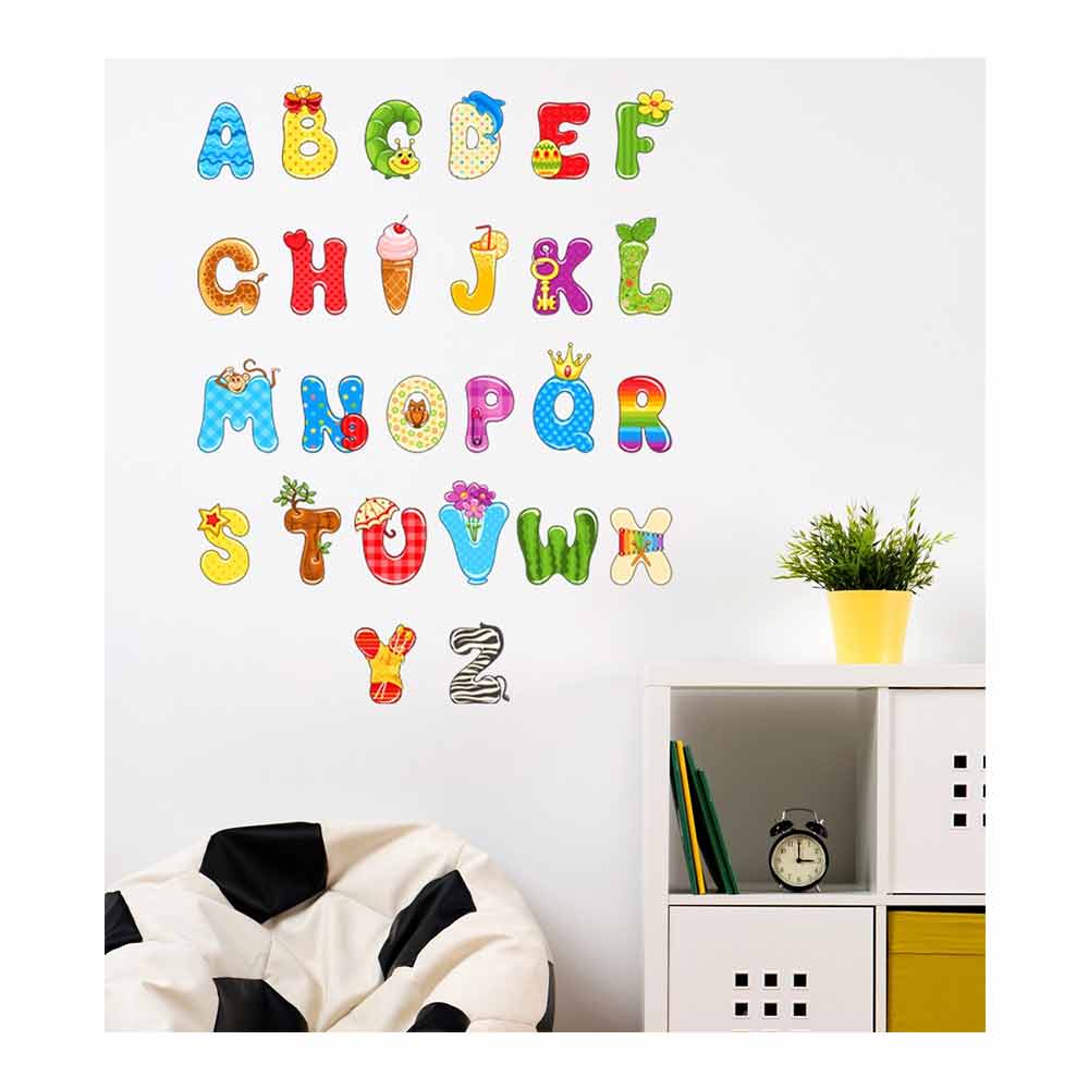Luke and Lilly Alphabets A to Z Wall Sticker