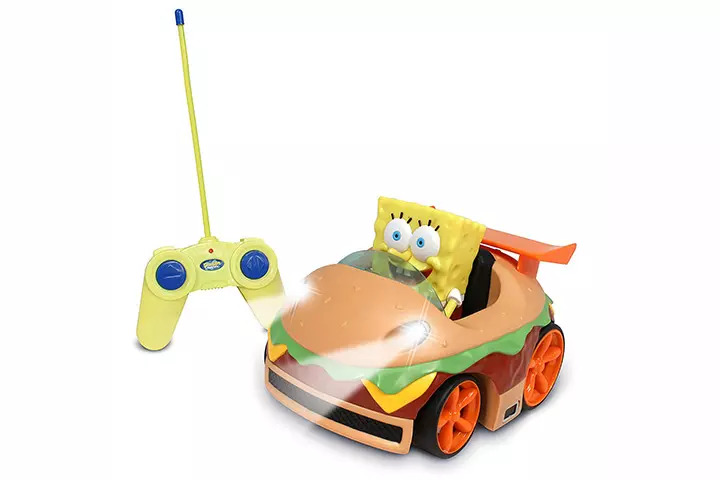 NKOK Remote Control Krabby Patty Vehicle with Spongebob