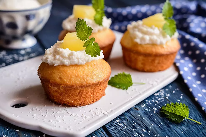 Pineapple Coconut Muffins