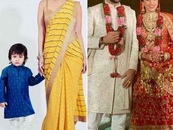 Taimur Ali Khan Steals The Show At His 'Mama' Armaan Jain's Wedding, Poses With Mum, Kareena