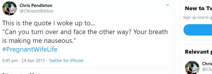 When Ever Your Husband Makes You Nauseous