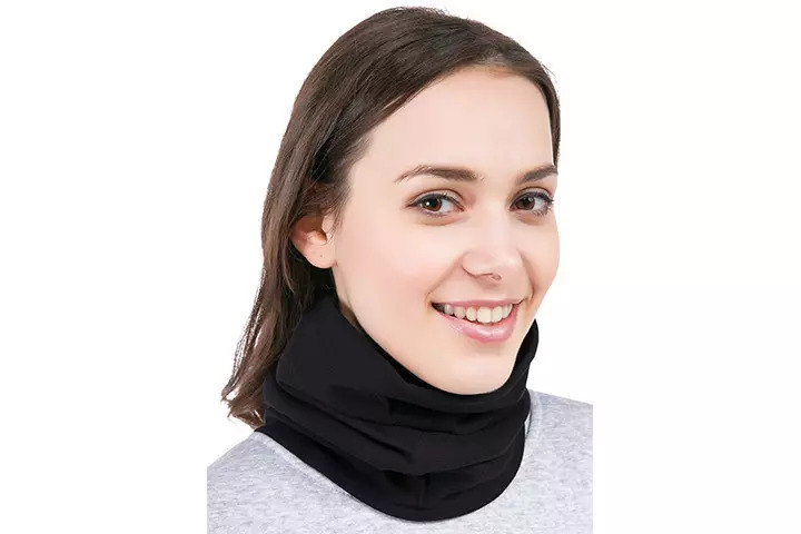 Gaiter 4 In 1 Knit Fleece Neck Warmer Headgear Unisex One Size Reversible New 