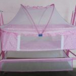Mee Mee Baby Cradle With Swing And Mosquito Net-Lovely Cradle with mosquitoes net-By sumi