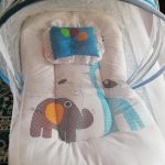 Babyhug Premium Gadda Set With Mosquito Net-Soft bed-By sumi