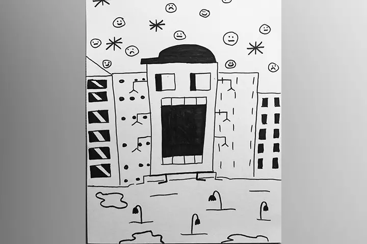 look at some of his artwork1