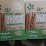 Early Foods Organic Whole Wheat Ajwain Jaggery Teething Sticks-Teething sticks-By dharanirajesh16