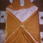 My NewBorn Hooded Wrapper Cum Fleece Blanket-my new born hooded wrapper-By dharanirajesh16