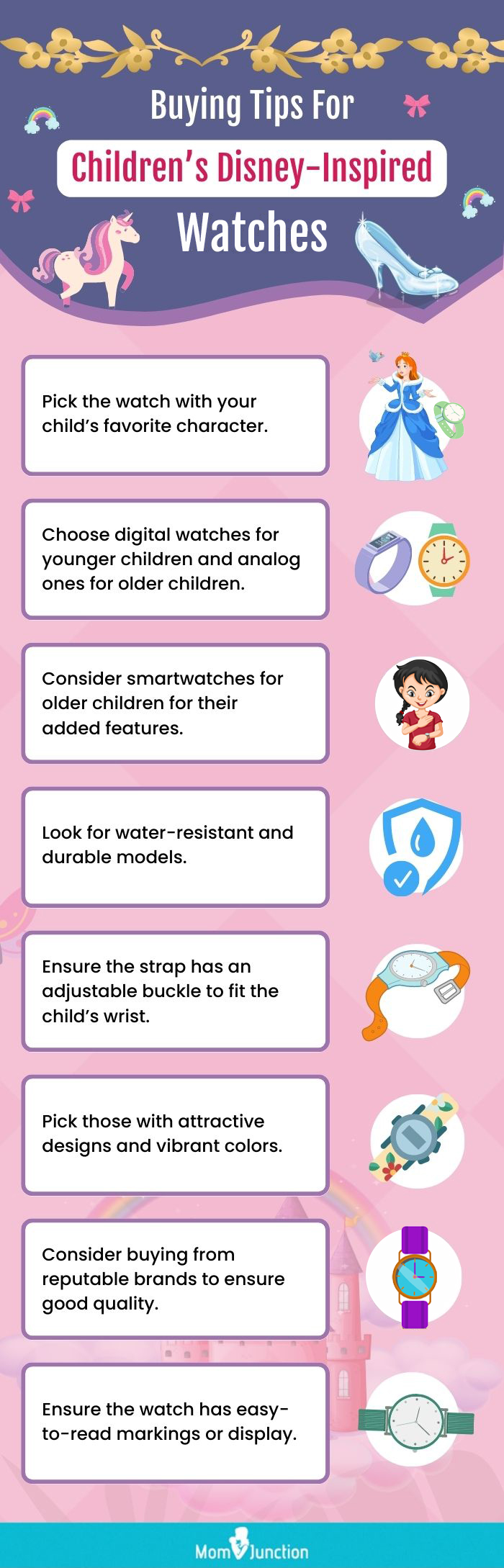 Buying Tips For Children’s Disney Inspired Watches (infographic)