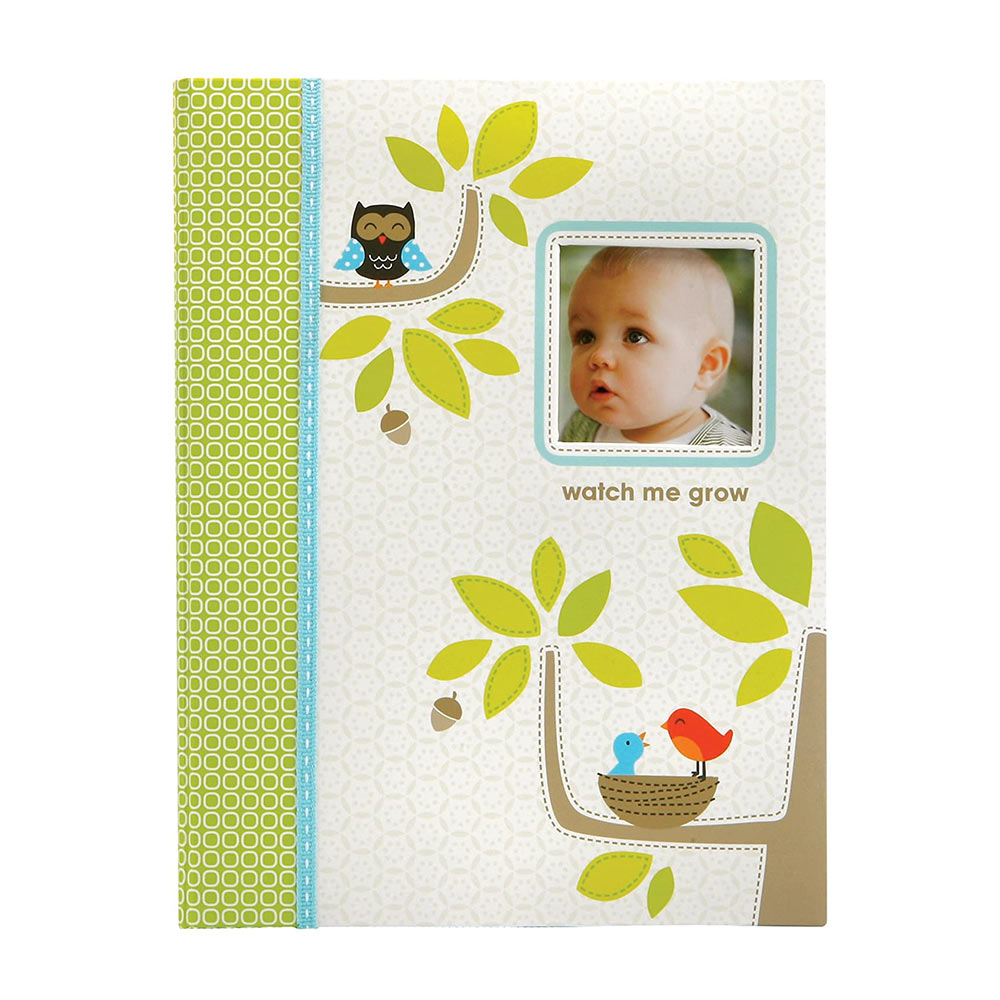 Carter's Green Woodland Animals Memory Book for Babies