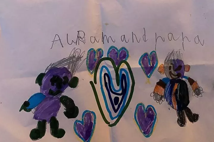 Check out the adorable drawing here