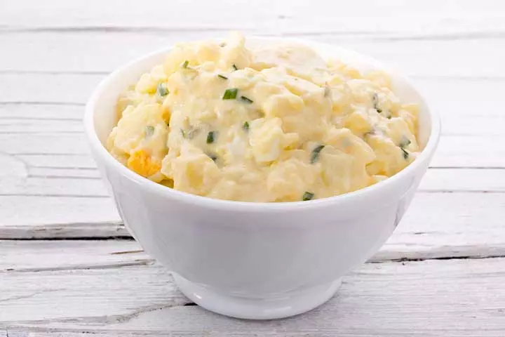 Creamy potato salad recipe for kids