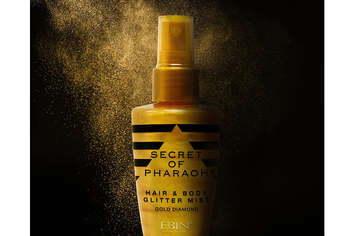 EBIN New York Secret Of Pharaoh Hair And Body Glitter Mist Spray