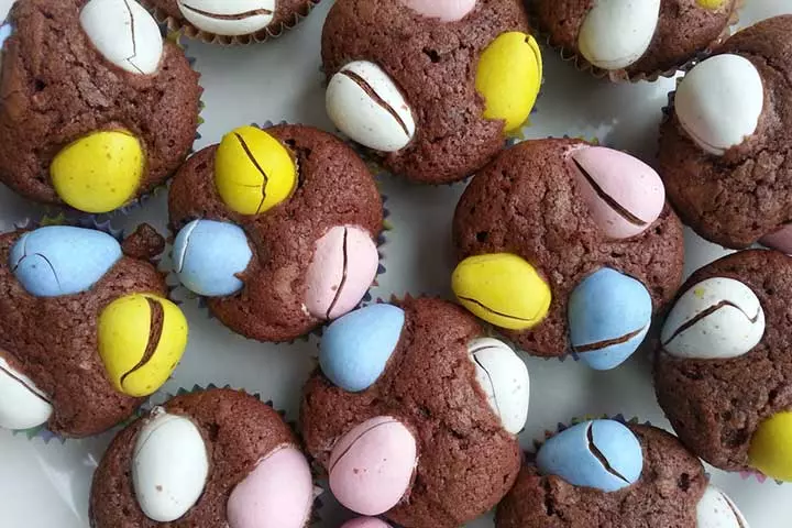 Easter Brownie Bites