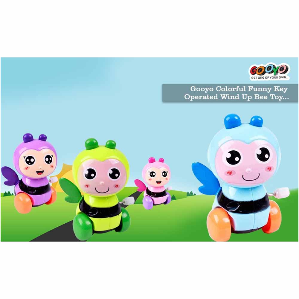 Gooyo Colorful Funny Key Operated Wind Up Animal Bugs Bee Moving Toy