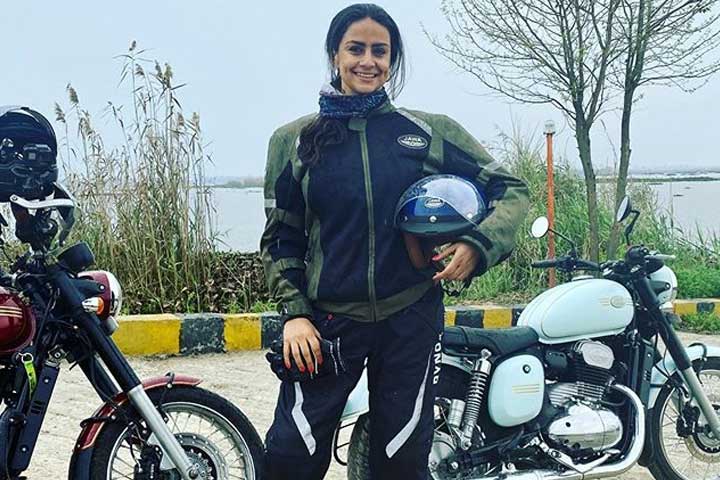 Gul Panag, a biker and fitness enthusiast