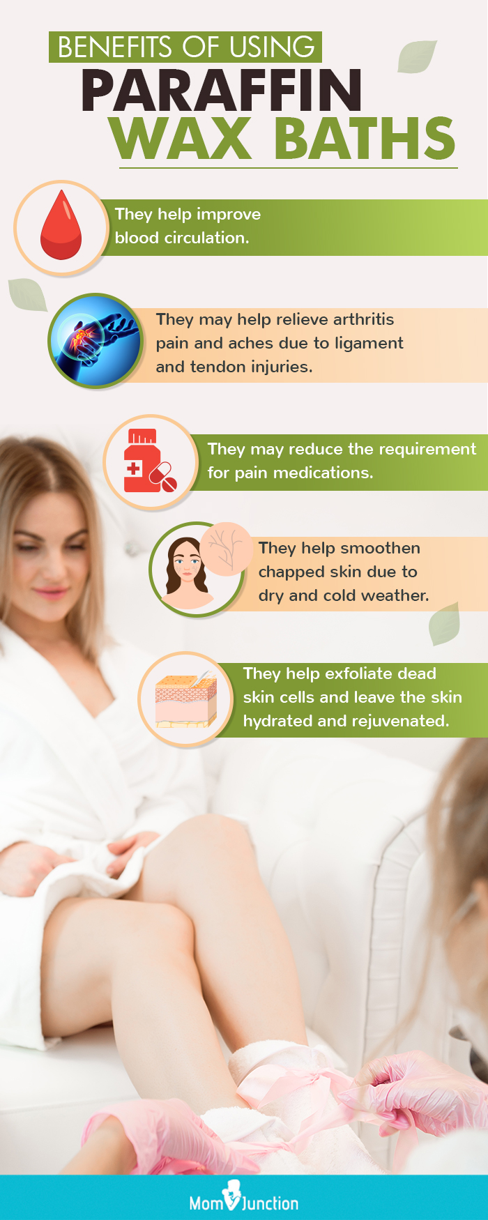 Infographic: How Paraffin Wax Baths May Benefit You