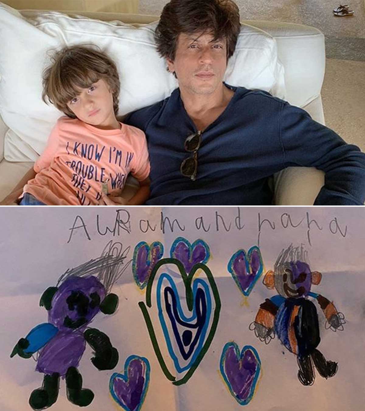 Shah Rukh Khan Says Being A Dad Is His ‘Greatest Source Of Pride’, Shares Sketch By AbRam