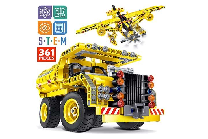 TipTop Toys 361 Pcs Construction Engineering Kit