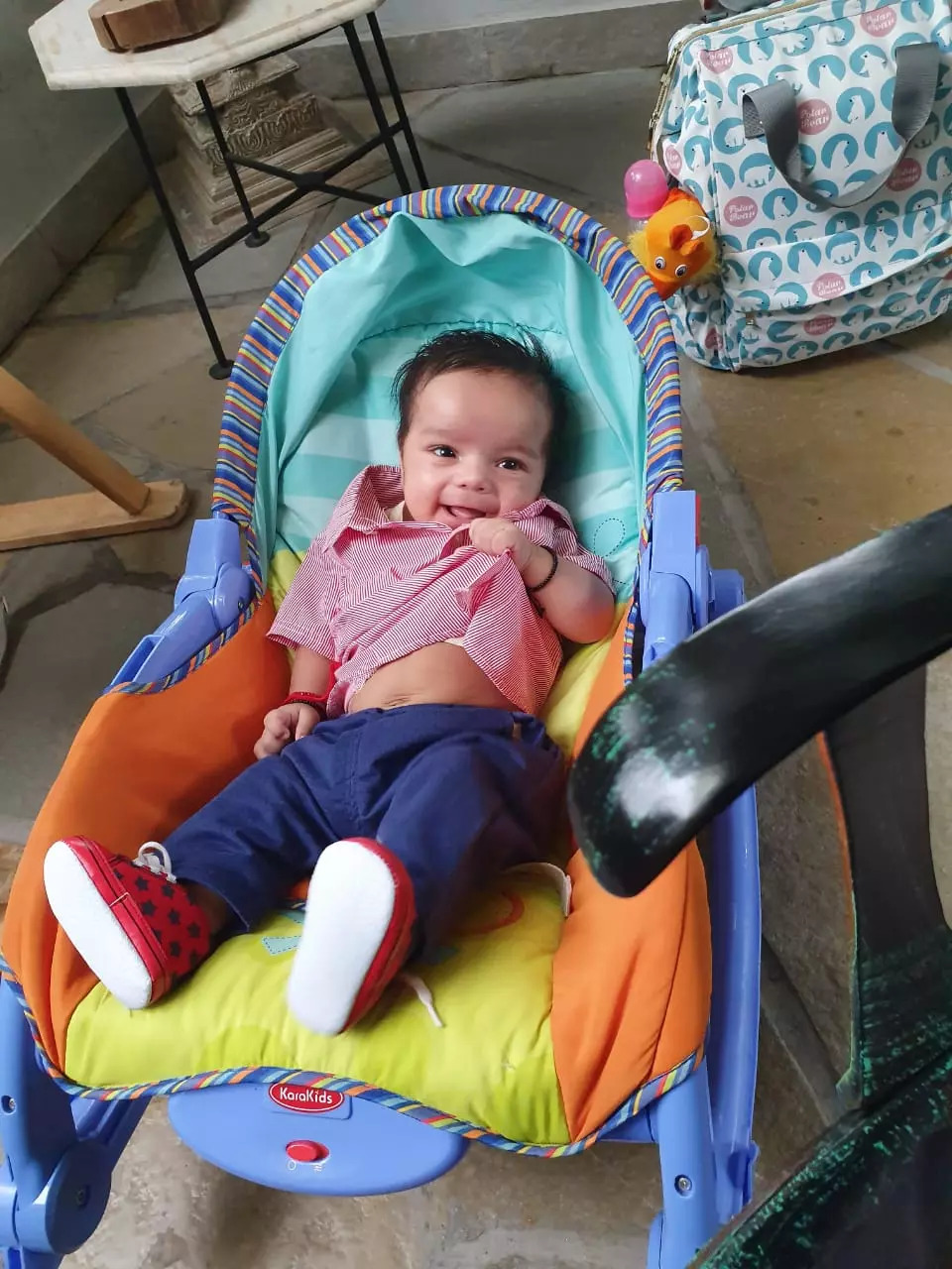 webby newborn to toddler portable rocker